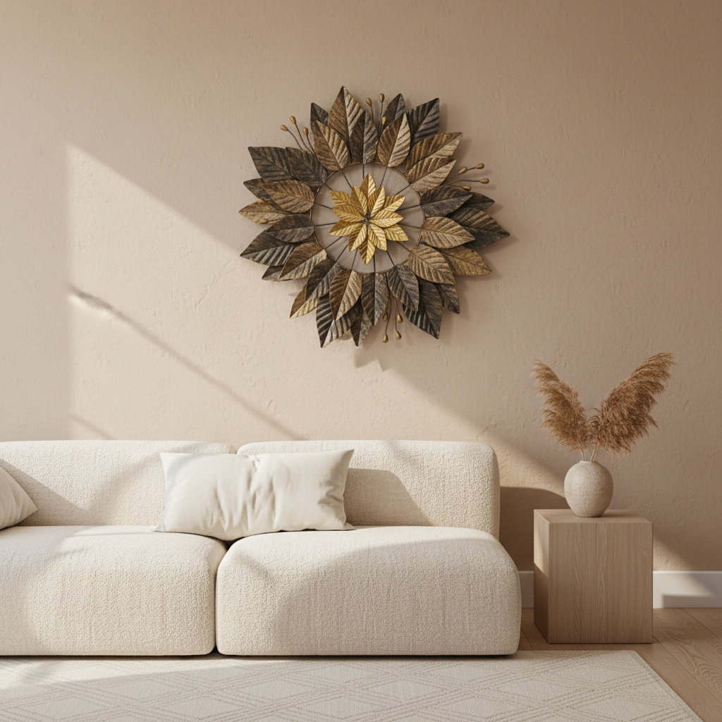 Metal Leaf Wall Decor