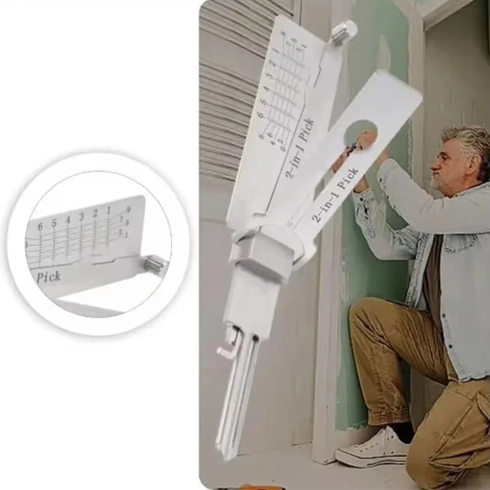 2-In-1 Lock Pick Tool and Key Decoder Professionals - Image 3