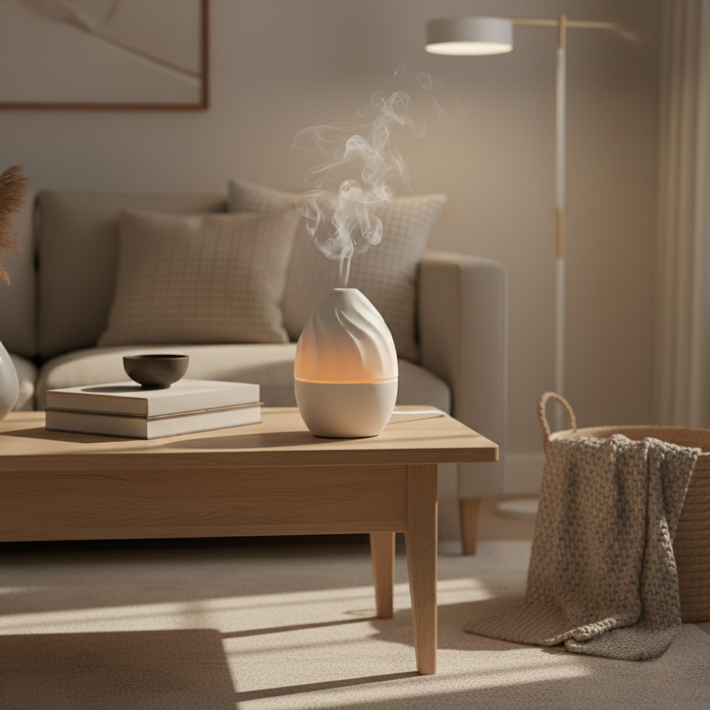 Ceramic LED Aroma Humidifier