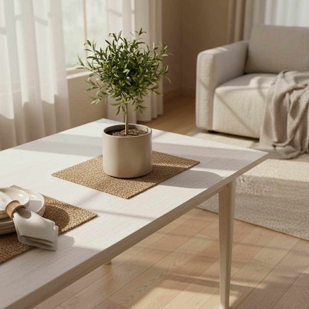 Matte Ceramic Cylinder Planter