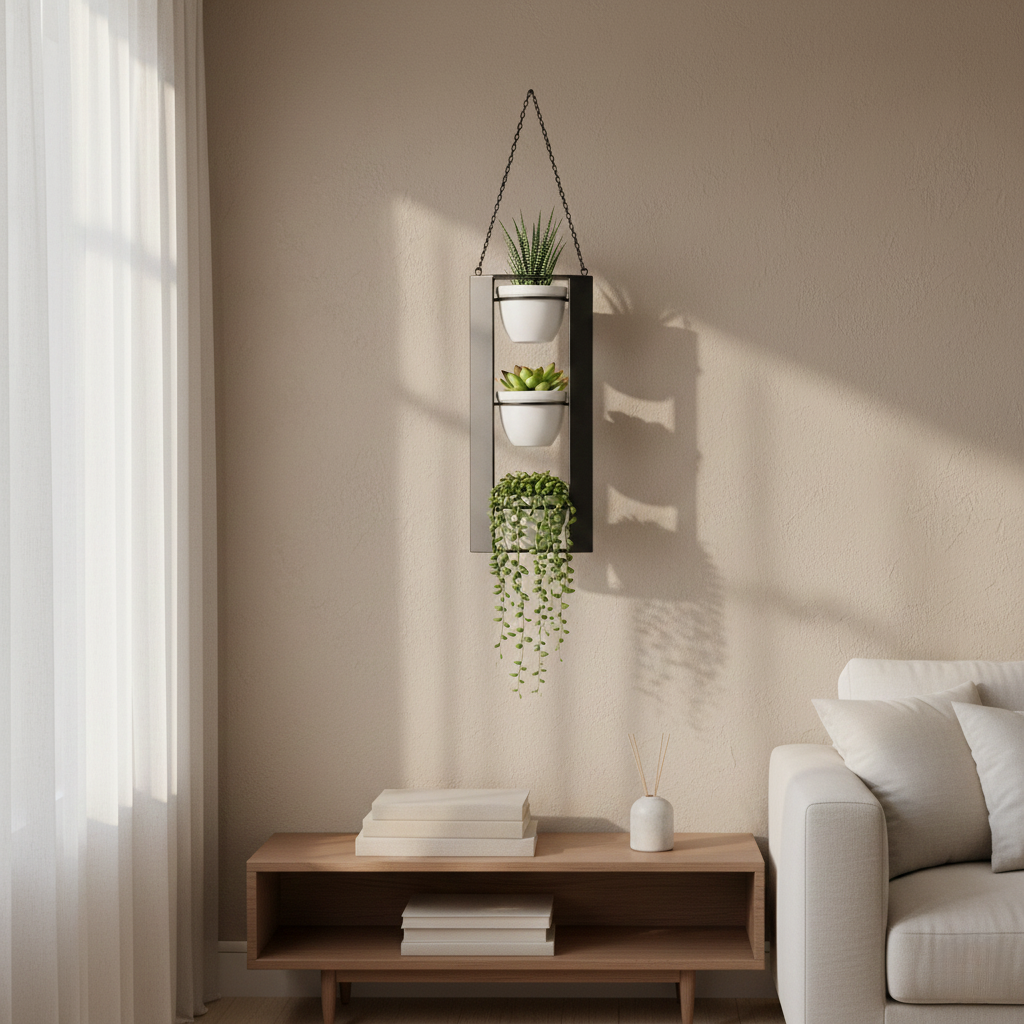 Metal Hanging Wall Planter