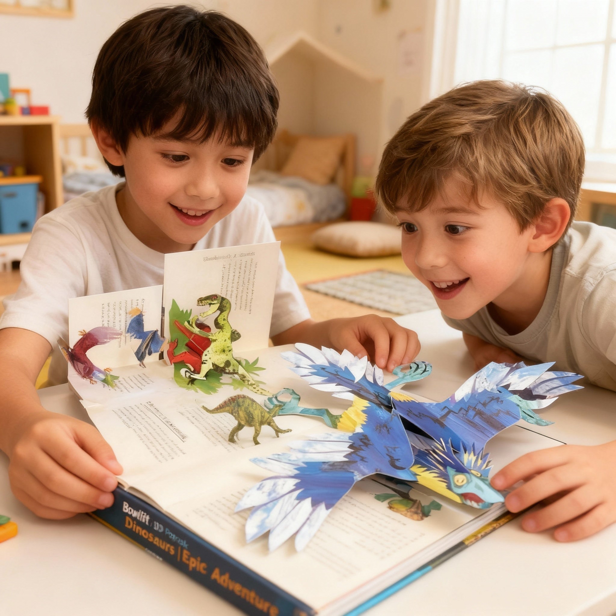 3D Pop-Up Dinosaur Book Interactive Learning Fun - Image 4