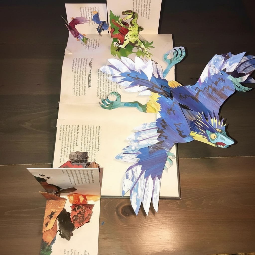 3D Pop-Up Dinosaur Book Interactive Learning Fun - Image 5