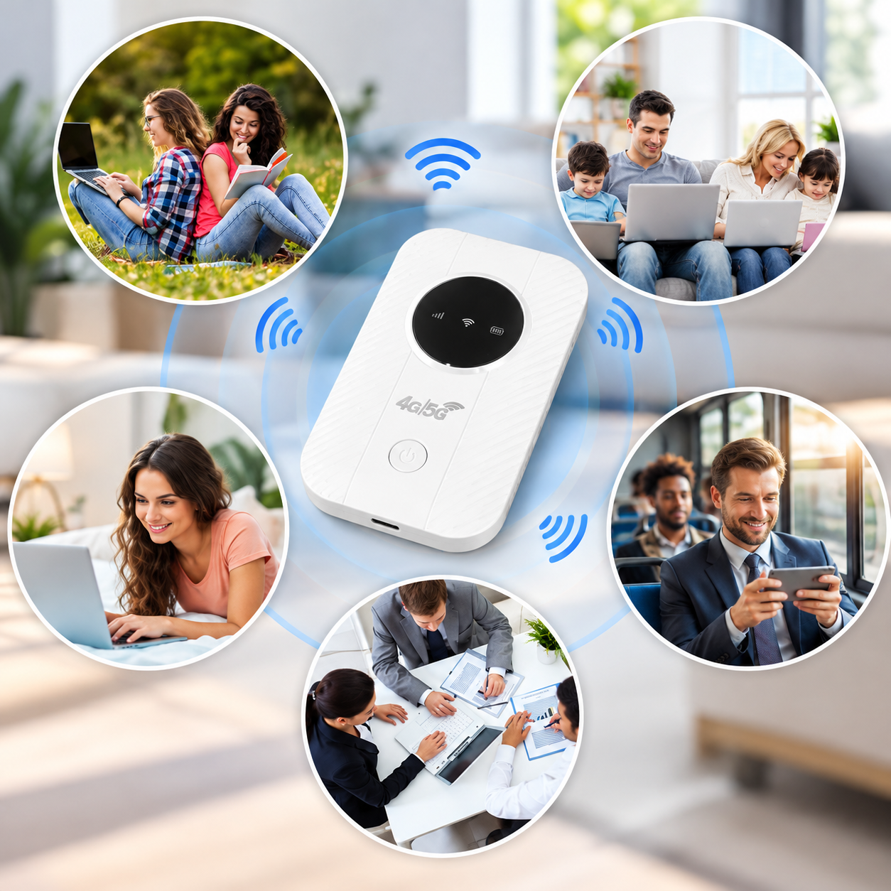4G LTE Mobile WIFI Hotspot Router Compact Portable Internet Access