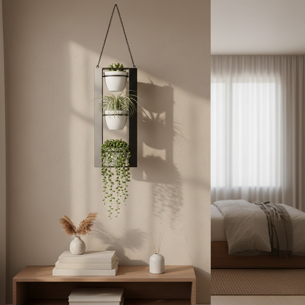 Metal Hanging Wall Planter