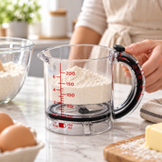 Adjustable Measuring Cup Cooking Baking 4-In-1 Design