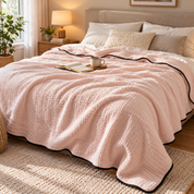 Breathable Summer Cooling Blanket Lightweight Soft Bed Cover