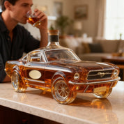 Car Shaped Whiskey Decanter Unique Glass Barware Gift