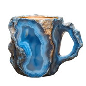 Coffee Mug Agate Stone Design Decorative Drinkware Cup 1
