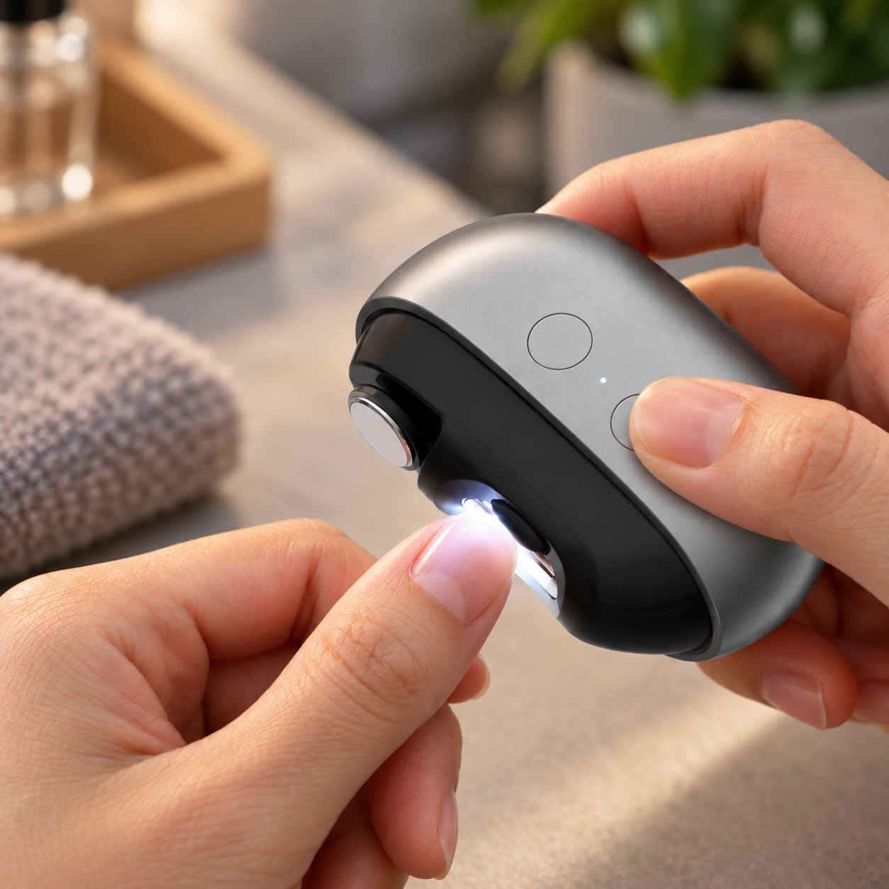 Electric Nail Clipper Easy Grip Personal Grooming Tool