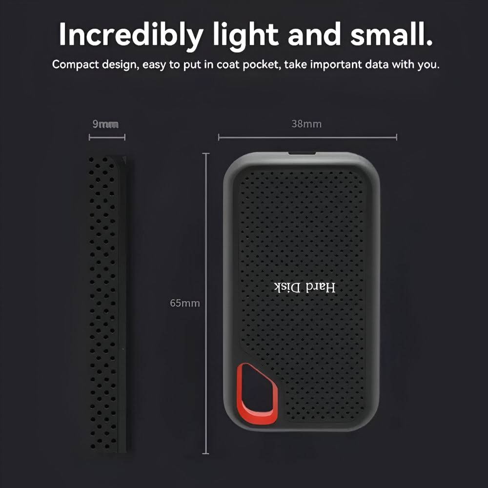 External SSD Portable Storage Compact File Backup Drive - Image 6
