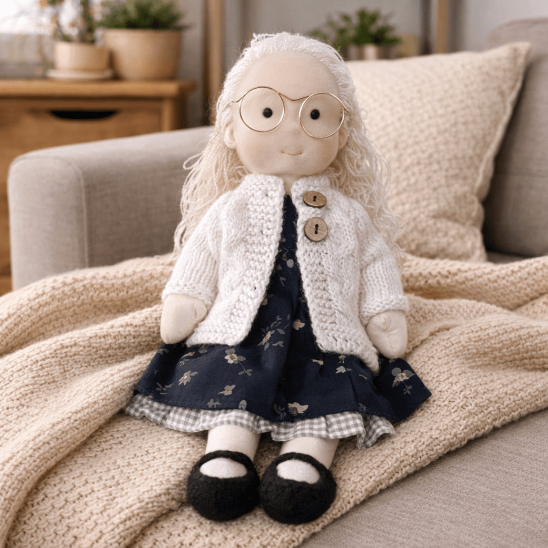 Handmade Cotton Waldorf Doll Creative Play Imaginative