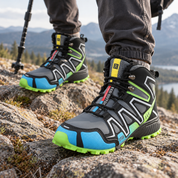 Hiking Boots Insulated Winter High Top Lace Up Lug Sole