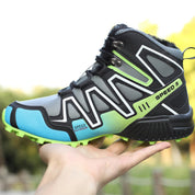 Hiking Boots Insulated Winter High Top Lace Up Lug Sole