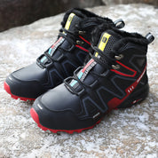 Hiking Boots Insulated Winter High Top Lace Up Lug Sole
