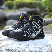 Hiking Boots Insulated Winter High Top Lace Up Lug Sole