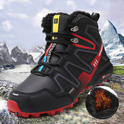 Hiking Boots Insulated Winter High Top Lace Up Lug Sole