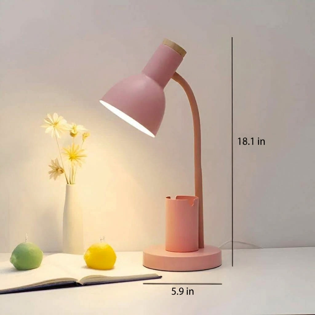 Modern LED Desk Lamp Pen Holder Home Office Use