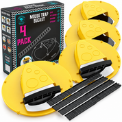 Mouse Trap Bucket Lid 4-Pack Humane Indoor Outdoor Use