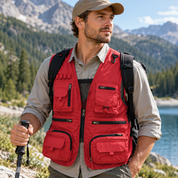 Multi-Pocket Travel Vest Outdoor Activities Daily Use