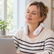 Portable Neck Massager Ergonomic Design Wireless Use