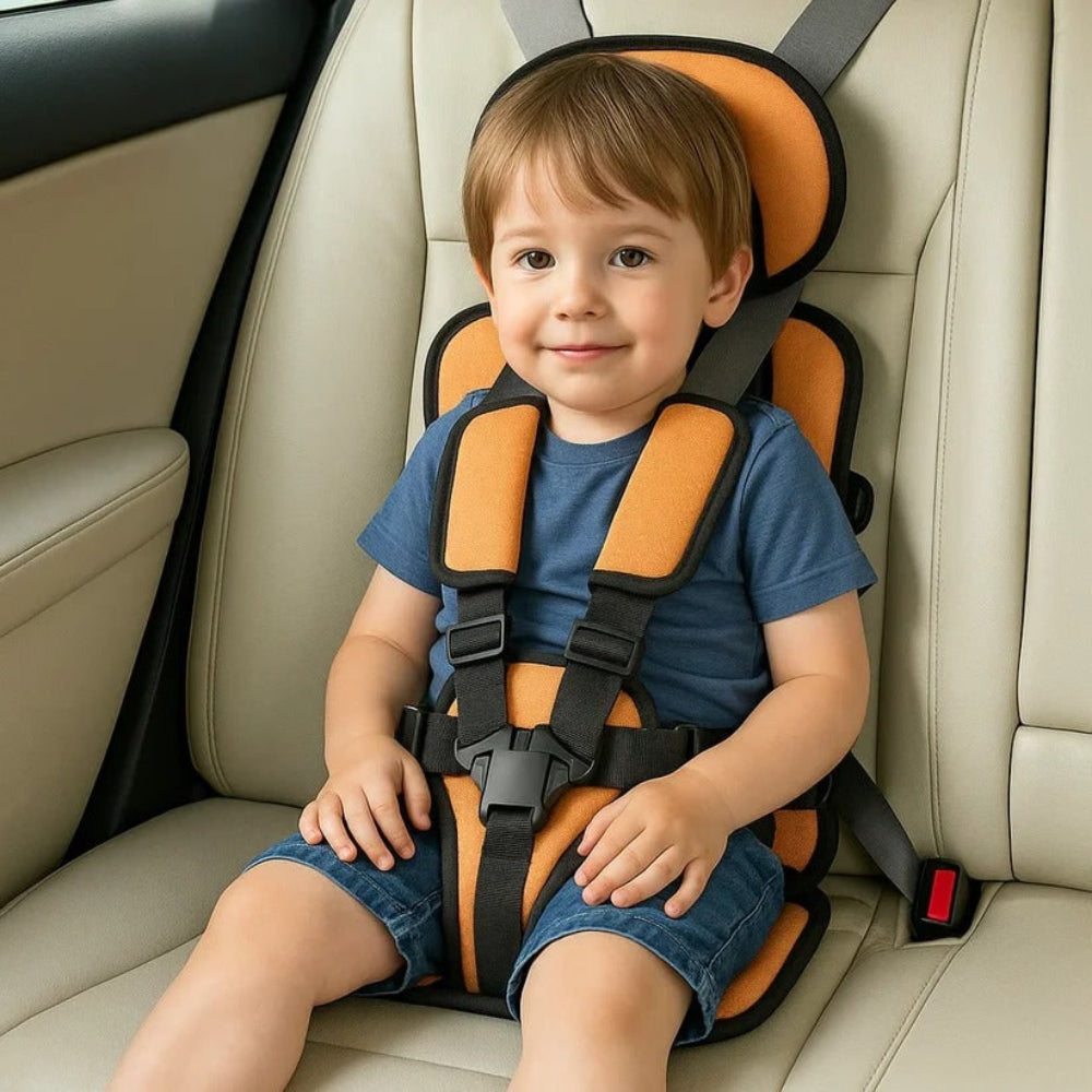 Portable Child Booster Seat Foldable Design Easy Travel Safety