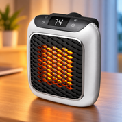 Portable Electric Space Heater Home Office Travel Use