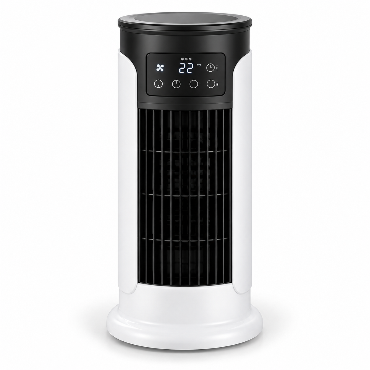 Tower Fan Floor Standing Compact Plug-In Bedroom Office