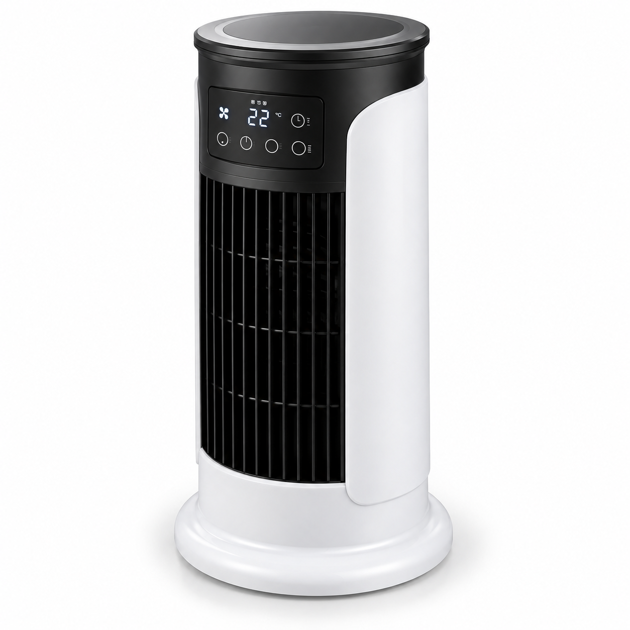 Tower Fan Floor Standing Compact Plug-In Bedroom Office
