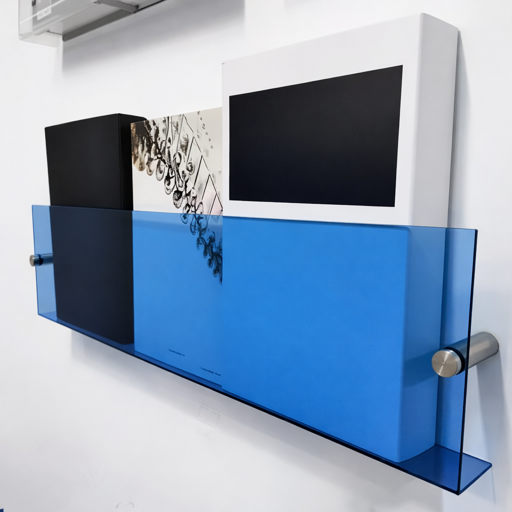 Acrylic Wall Shelf Floating Storage Modern Design - Image 3