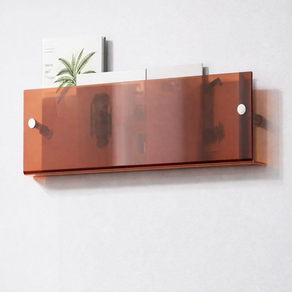 Acrylic Wall Shelf Floating Storage Modern Design - Image 5