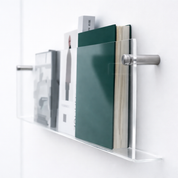 Acrylic Wall Shelf Floating Storage Modern Design - Image 9