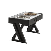 Adjustable Dog Bowls Pets Modern Elevated Feeding Station - Image 3