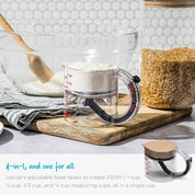 Adjustable Measuring Cup Cooking and Baking 4-In-1 Design - Image 3