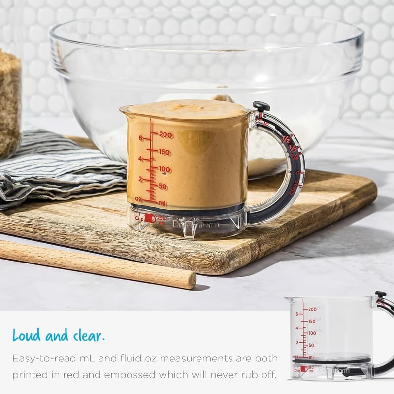 Adjustable Measuring Cup Cooking and Baking 4-In-1 Design - Image 5