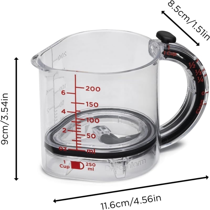 Adjustable Measuring Cup Cooking and Baking 4-In-1 Design - Image 8