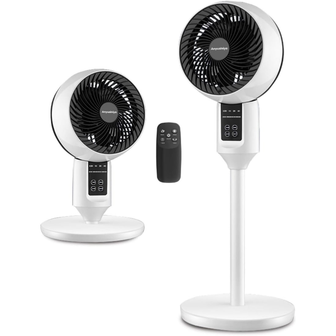 Adjustable Pedestal Fan 3D Oscillation Home Comfort - Image 1