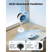 Adjustable Pedestal Fan 3D Oscillation Home Comfort - Image 3