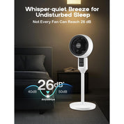 Adjustable Pedestal Fan 3D Oscillation Home Comfort - Image 7