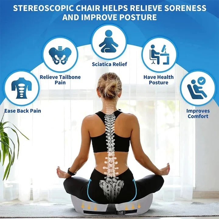 Adjustable Sit Bone Relief Cushion Comfort and Support - Image 4