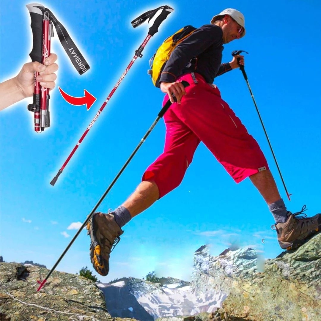 Adjustable Trekking Poles Lightweight Foldable Hiking Gear - Image 11