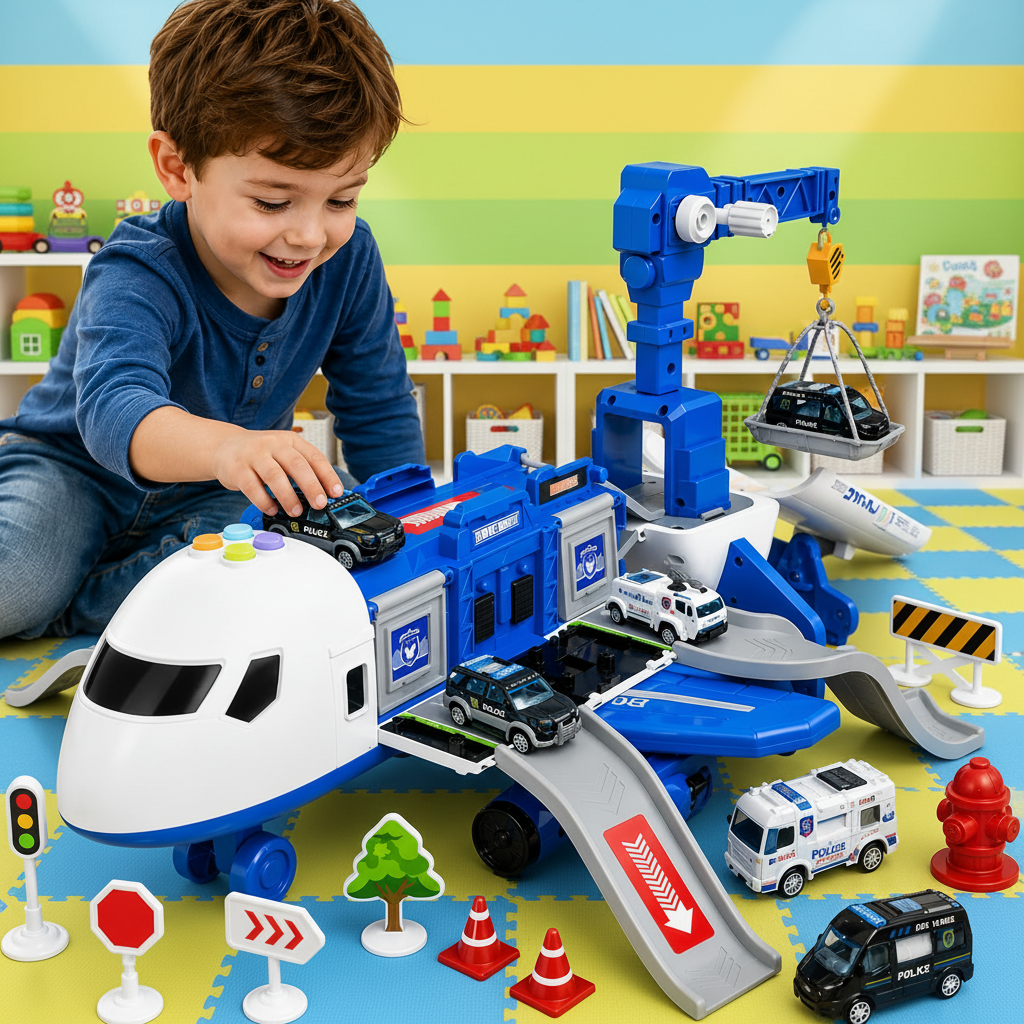 Adventure Airplane Toy Playset Creative Role Play and Exploration - Image 1