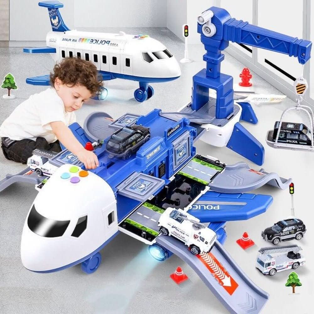 Adventure Airplay Toy Set Airplane and Vehicles - Image 1