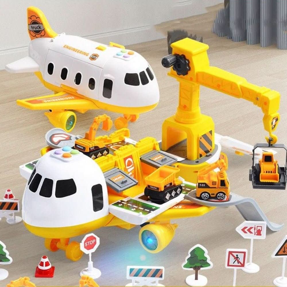 Adventure Airplay Toy Set Airplane and Vehicles - Image 3