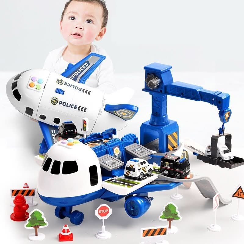Adventure Airplay Toy Set Airplane and Vehicles - Image 6