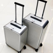 Aluminum Hard Shell Luggage Set Spinner Wheels Travel - Image 1
