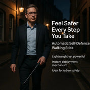 Automatic Self-Defense Walking Stick Urban Safety Retractable - Image 8