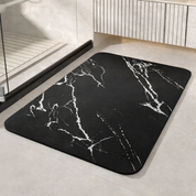 Bath Mat Absorbent Fast Drying Stone Look Slip Resistant - Image 2