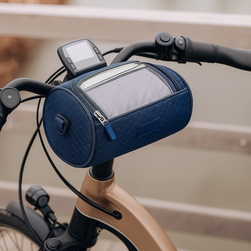 Bike Handlebar Storage Bag Touchscreen Phone Compartment - Image 14