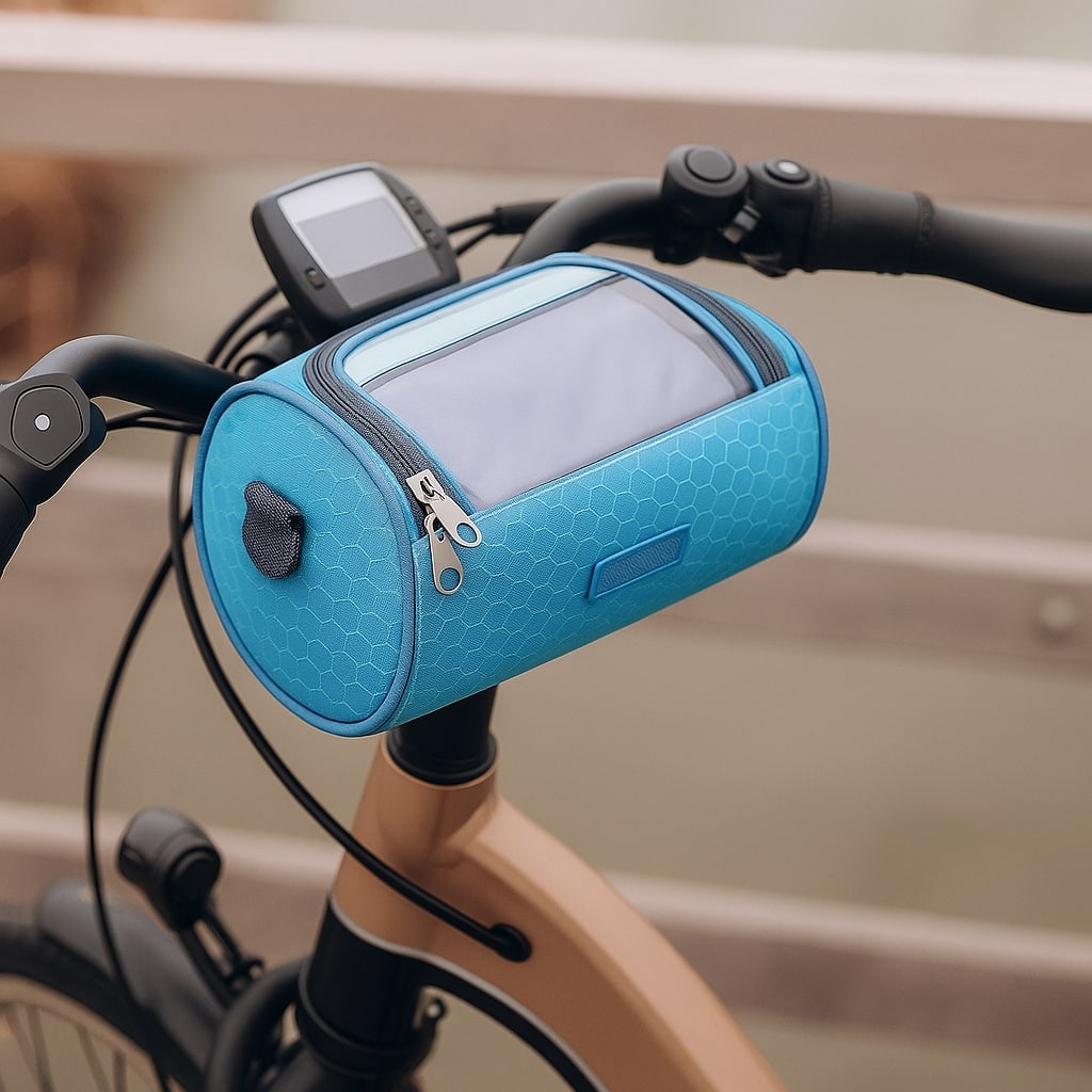 Bike Handlebar Storage Bag Touchscreen Phone Compartment - Image 15